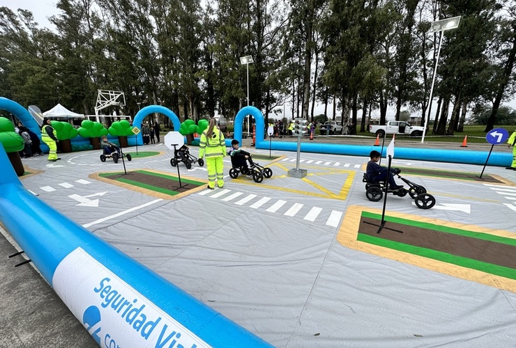 Imagen de Jornadas de Cultura Vial en el Parque Central de General Lagos.