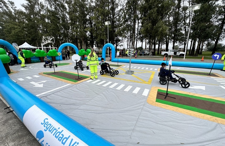 Imagen de Jornadas de Cultura Vial en el Parque Central de General Lagos.