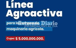 Imagen de Anunciaron una l&iacute;nea agroactiva para la compra de maquinaria agr&iacute;cola
