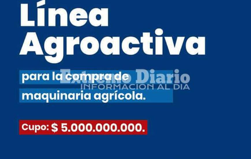 Imagen de Anunciaron una l&iacute;nea agroactiva para la compra de maquinaria agr&iacute;cola