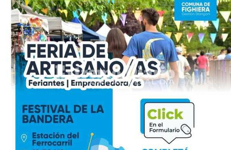 Imagen de Convocatoria de artesanos para el festival del Día de la Bandera en Fighiera