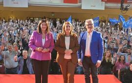 Imagen de M&oacute;nica Fein, Eugenio Fern&aacute;ndez y Clara Garc&iacute;a se lanzaron oficialmente: �Vamos a ser gobierno en Santa Fe�
