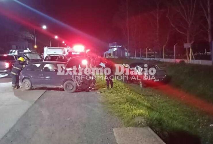 Imagen de Accidente de tr&aacute;nsito en el acceso a la autopista