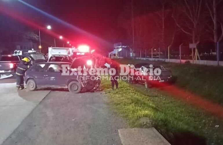 Imagen de Accidente de tránsito en el acceso a la autopista