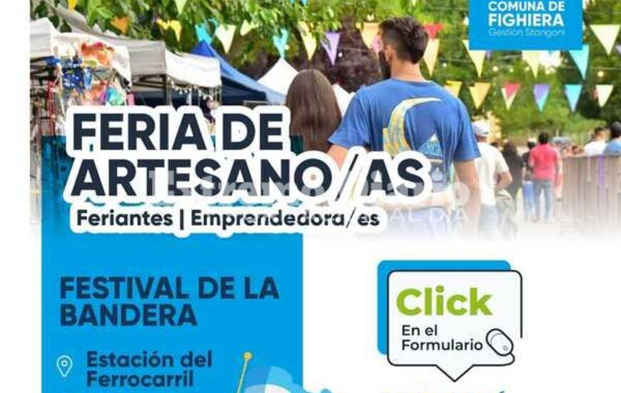 Imagen de Fighiera: Convocatoria de artesanos para el Festival a la Bandera