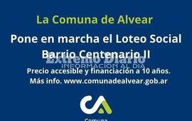 Imagen de Nuevo loteo social en Alvear con financiaci&oacute;n a diez a&ntilde;os