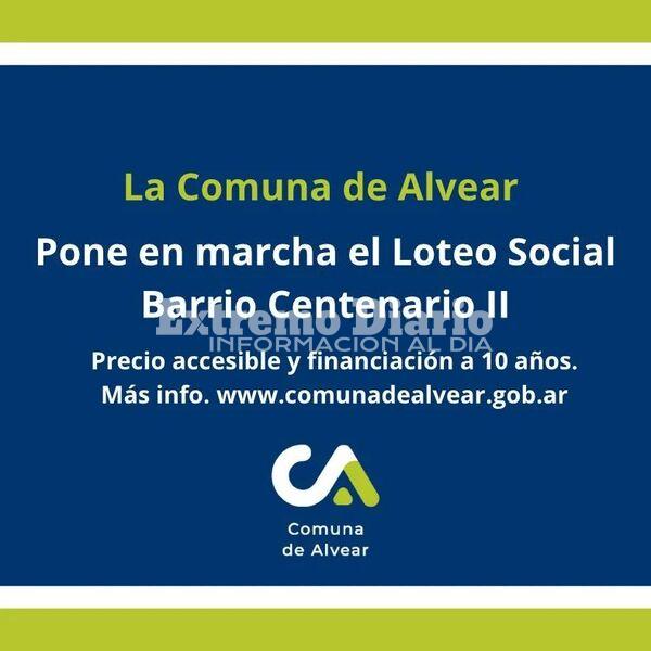 Imagen de Nuevo loteo social en Alvear con financiaci&oacute;n a diez a&ntilde;os
