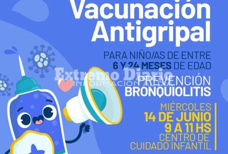 Imagen de Vacunación antigripal para niños de 6 a 24 meses en el Centro de Cuidado Infantil