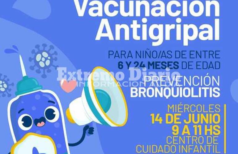 Imagen de Vacunación antigripal para niños de 6 a 24 meses en el Centro de Cuidado Infantil