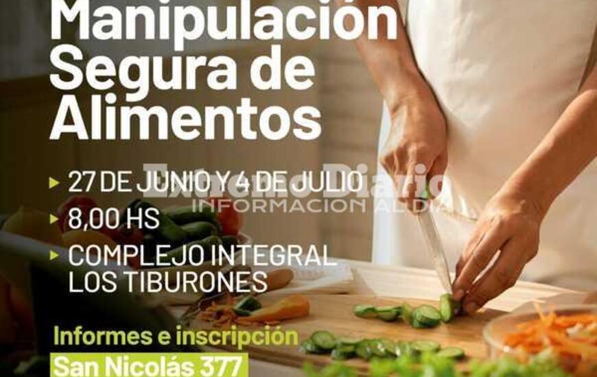 Imagen de Nueva capacitaci&oacute;n en manipulaci&oacute;n segura de alimentos