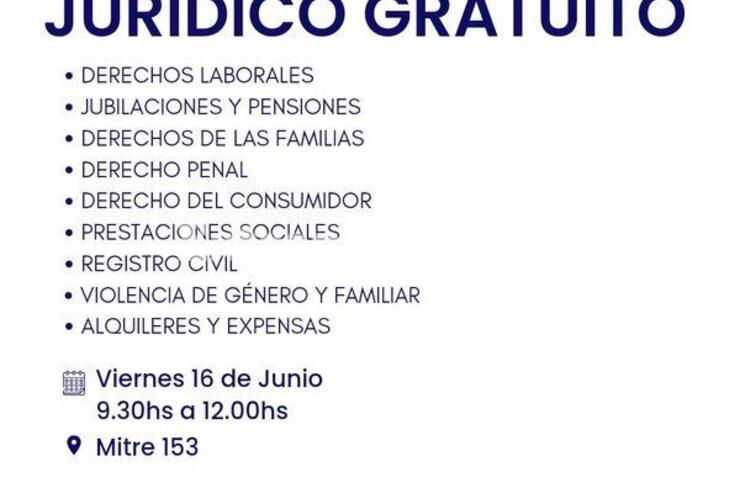 Imagen de Jornada de asesoramiento jurídico gratuito en Arroyo Seco