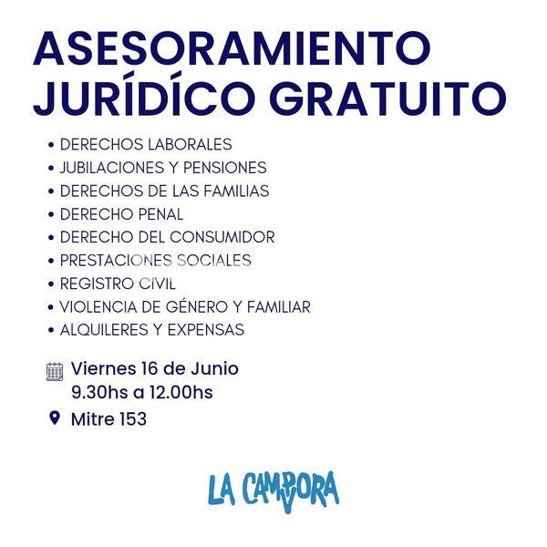 Imagen de Jornada de asesoramiento jur&iacute;dico gratuito en Arroyo Seco