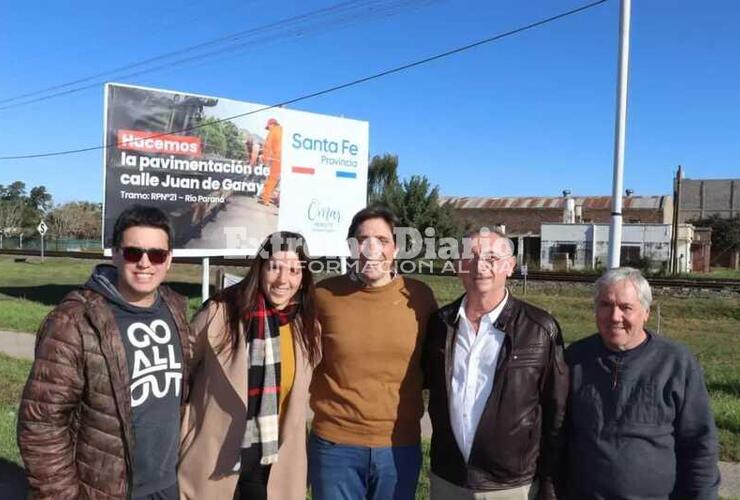 Imagen de El ministro de Producción, Daniel Costamagna, visitó Fighiera