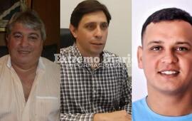 Carlos Mariani, Rodolfo Stangoni y Alexis Siano