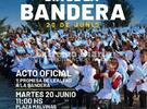 Imagen de Acto oficial y promesa de lealtad por el Día de la Bandera en la plaza Malvinas Argentinas