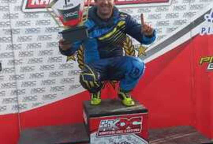 Imagen de El piloto Nicol&aacute;s Berna Crespin, gan&oacute; 2 carreras en Buenos Aires.
