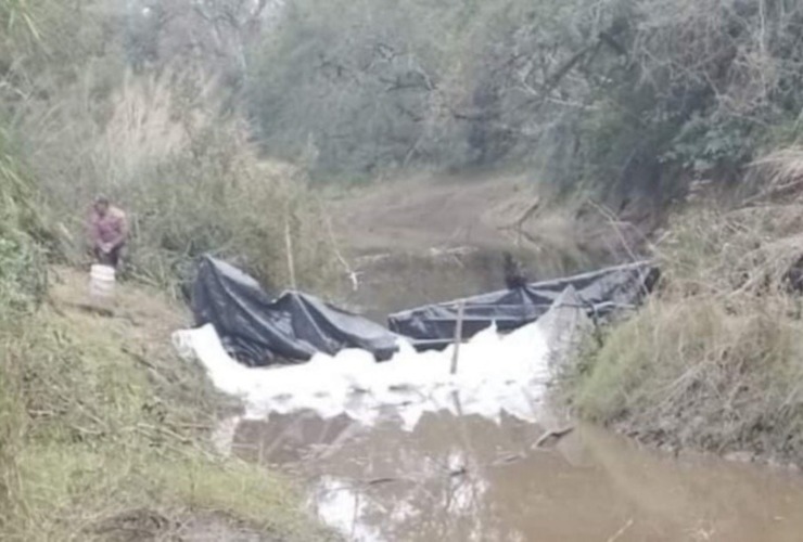 La polic&iacute;a realiz&oacute; rastrillajes este martes. (Twitter/@DiarioNorteCom)