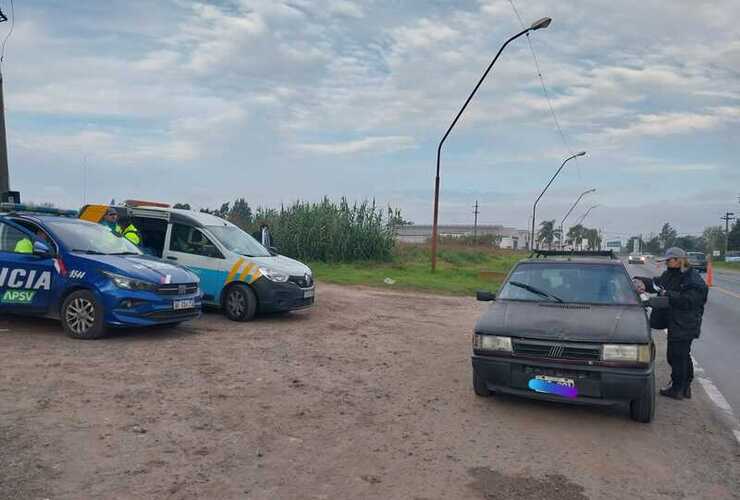 Imagen de Controles en el ingreso norte a la ciudad