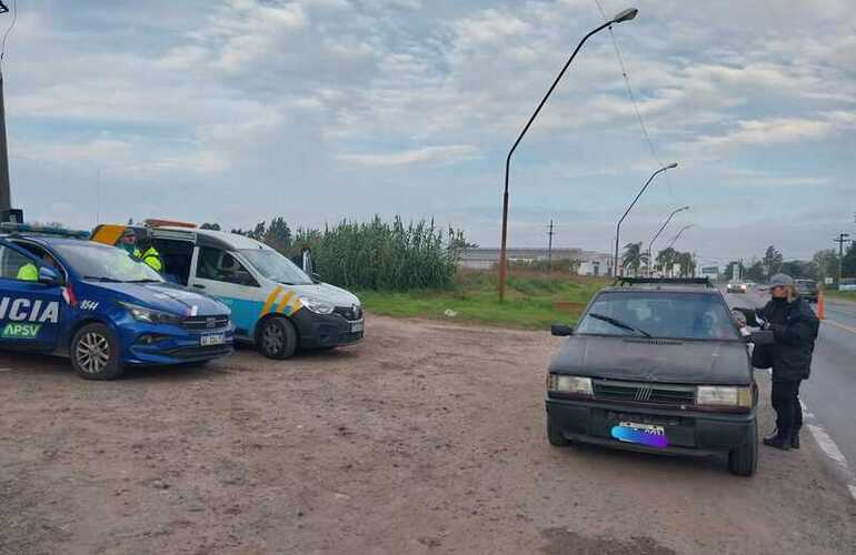 Imagen de Controles en el ingreso norte a la ciudad