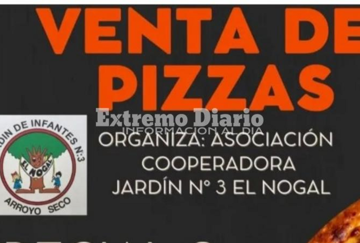 Imagen de Venta de pizzas para el Jardín de Infantes El Nogal