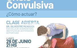 Imagen de Crisis convulsiva, &iquest;C&oacute;mo actuar?: Clase abierta en la escuela de guardavidas
