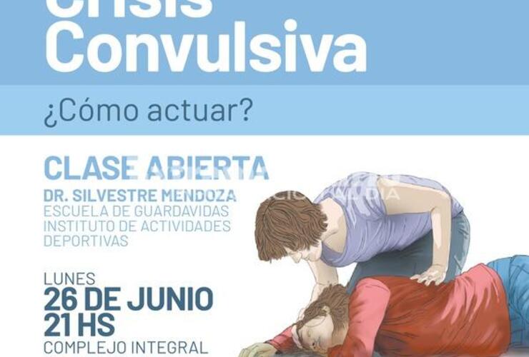 Imagen de Crisis convulsiva, ¿Cómo actuar?: Clase abierta en la escuela de guardavidas