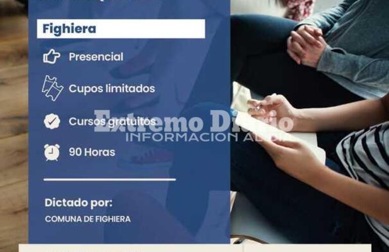 Imagen de Nuevos cursos de formación laboral dictados por la Oficina de Empleo de la Comuna de Fighiera