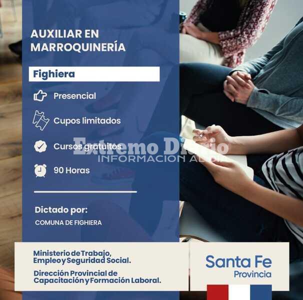 Imagen de Nuevos cursos de formaci&oacute;n laboral dictados por la Oficina de Empleo de la Comuna de Fighiera