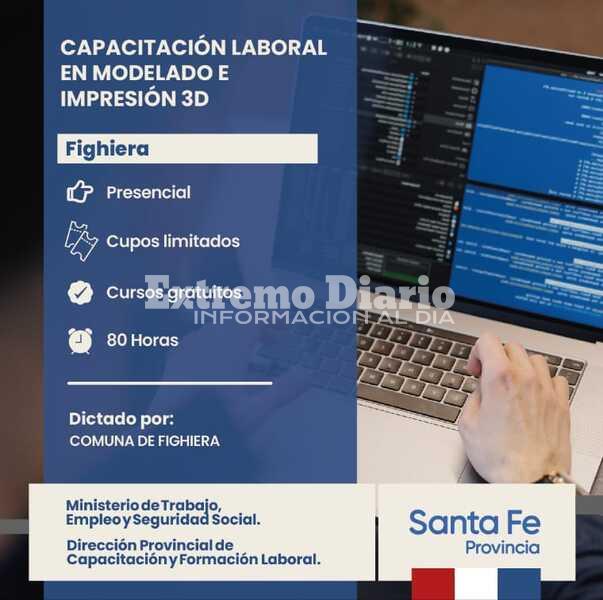Imagen de Nuevos cursos de formaci&oacute;n laboral dictados por la Oficina de Empleo de la Comuna de Fighiera