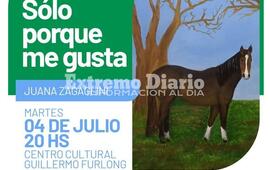 Imagen de S&oacute;lo porque me gusta: Se inaugura la muestra de la joven artista Juana Zagaglini