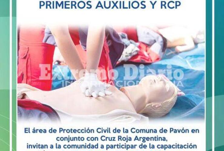 Imagen de Pavón: Capacitación de primeros auxilios y RCP