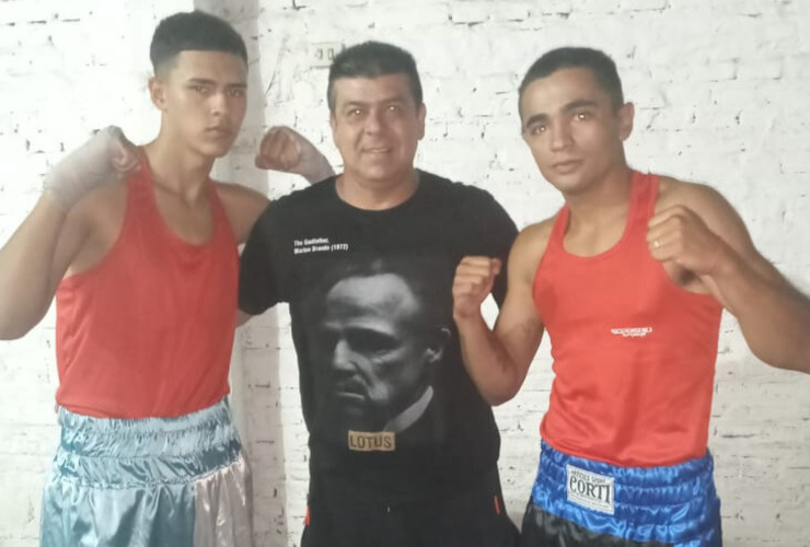 Imagen de Tomás Aquino y Cristián Nuñez representarán al Hangar de Zeballos Boxing en las finales de Zavalla