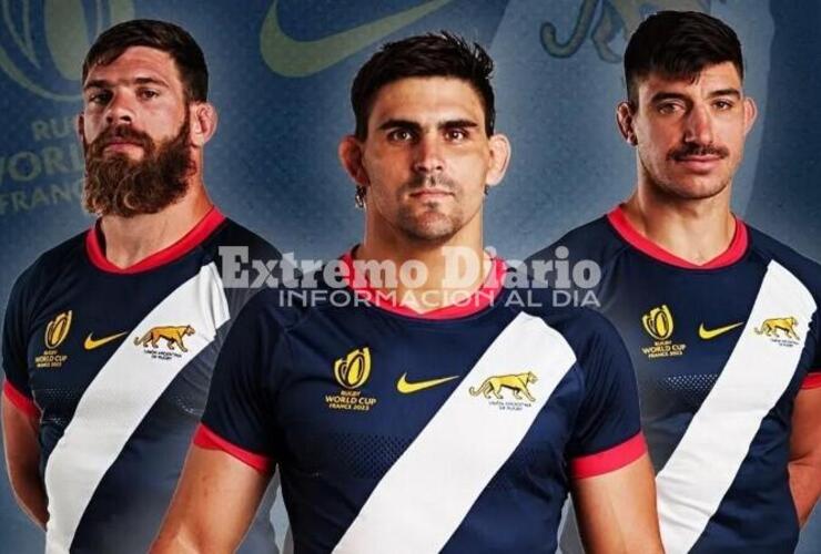 Imagen de Los Pumas presentaron una nueva camiseta inspirada en los Granaderos a Caballo