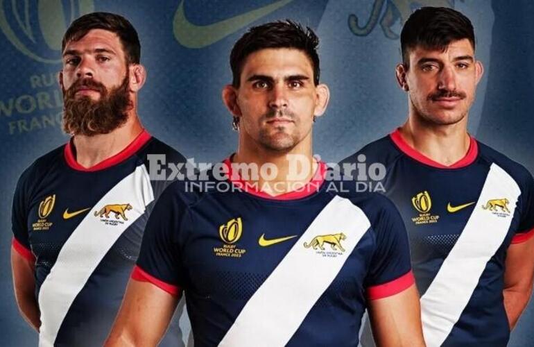 Imagen de Los Pumas presentaron una nueva camiseta inspirada en los Granaderos a Caballo