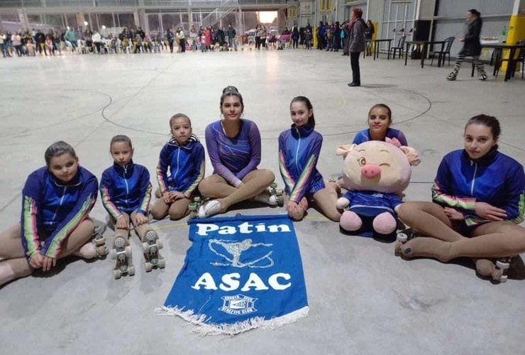 Imagen de Patinadoras de A.S.A.C. compitieron en el Torneo Progresivo C en Empalme Central.