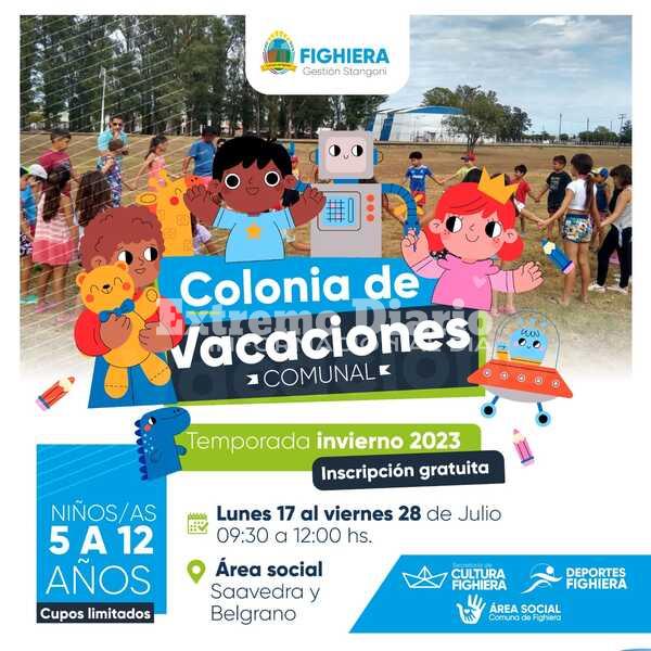 Imagen de Fighiera: Abre la inscripci&oacute;n a la colonia de vacaciones de invierno