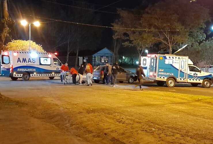 El accidente ocurrió alrededor de las 20:30 horas.