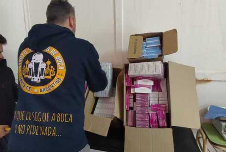 Imagen de La Peña de Boca continúa realizando acciones solidarias