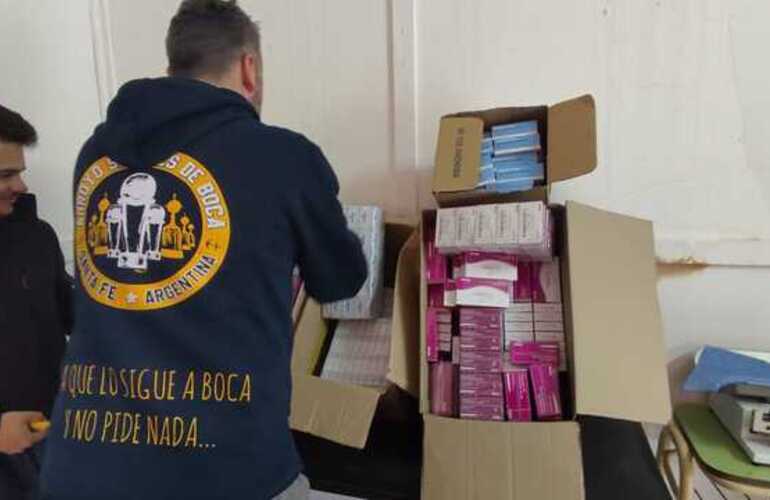 Imagen de La Pe&ntilde;a de Boca contin&uacute;a realizando acciones solidarias