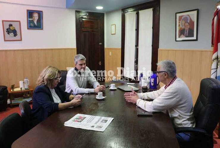 Imagen de Nizar Esper recibió a Sonia Martorano y a Alejandro Grandinetti