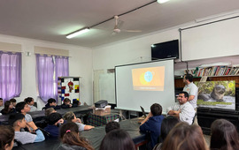 Imagen de El &aacute;rea de Protecci&oacute;n Civil llev&oacute; a cabo una campa&ntilde;a educativa en la Escuela Unidad Nacional 6076