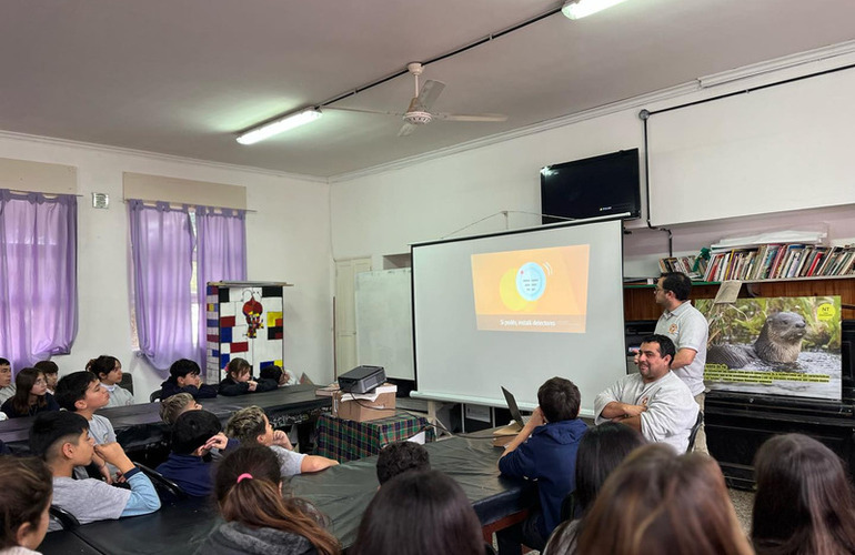 Imagen de El área de Protección Civil llevó a cabo una campaña educativa en la Escuela Unidad Nacional 6076