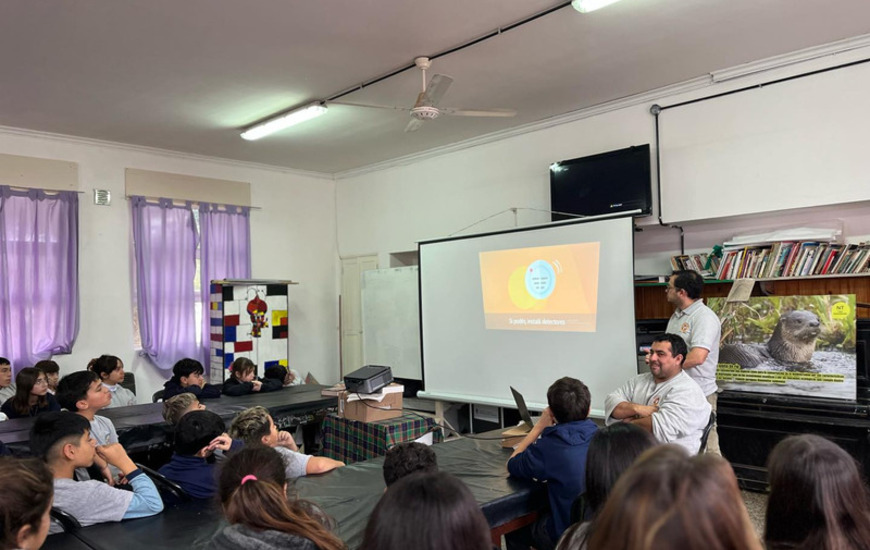 Imagen de El &aacute;rea de Protecci&oacute;n Civil llev&oacute; a cabo una campa&ntilde;a educativa en la Escuela Unidad Nacional 6076