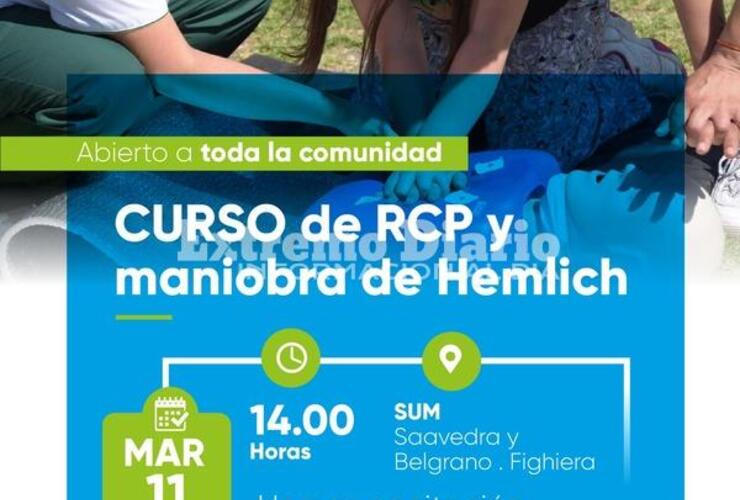 Imagen de La Comuna de Fighiera realizará un curso de RCP y maniobra de Heimlich