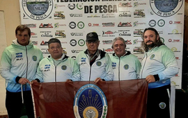 Imagen de Los Pescadores Unidos del Rowing Club, compitieron en el Torneo Nacional de Clubes en Mendoza.