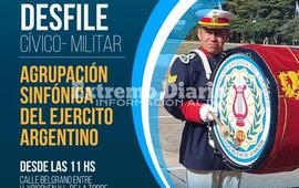 Imagen de 9 de julio: La Agrupaci&oacute;n Sinf&oacute;nica del Ej&eacute;rcito Argentino estar&aacute; en el Desfile C&iacute;vico-Militar