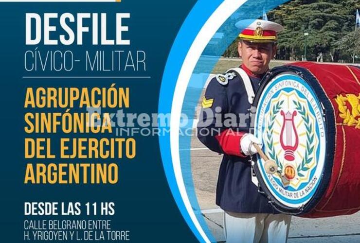 Imagen de 9 de julio: La Agrupación Sinfónica del Ejército Argentino estará en el Desfile Cívico-Militar