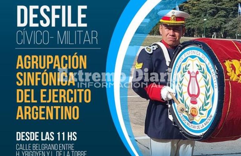 Imagen de 9 de julio: La Agrupación Sinfónica del Ejército Argentino estará en el Desfile Cívico-Militar