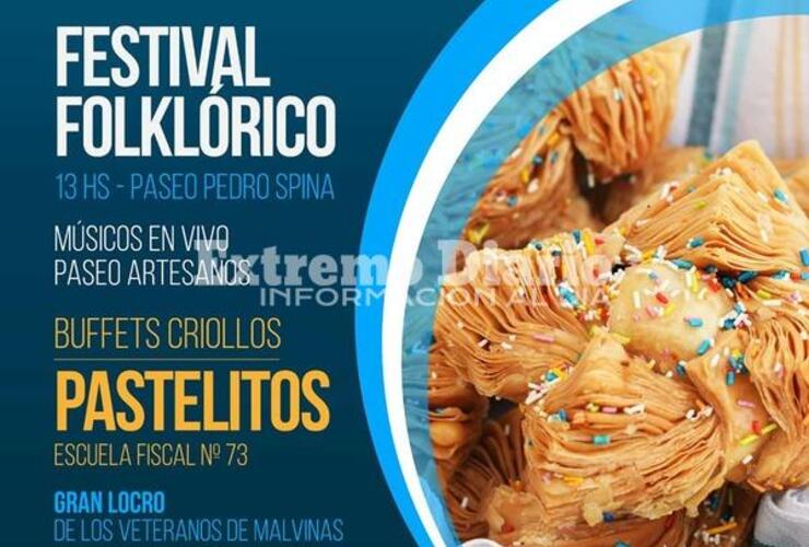 Imagen de 9 de julio: Buffets criollos en el Festival Folklórico del Paseo Pedro Spina