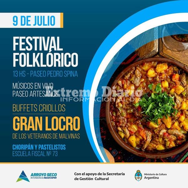 Imagen de 9 de julio: Buffets criollos en el Festival Folkl&oacute;rico del Paseo Pedro Spina
